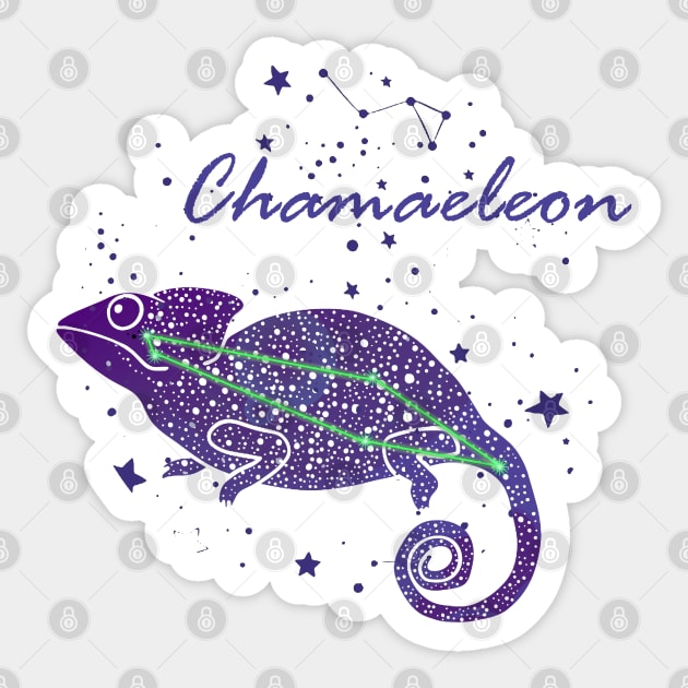 Chamaeleon Constellation Sticker by TheUnknown93